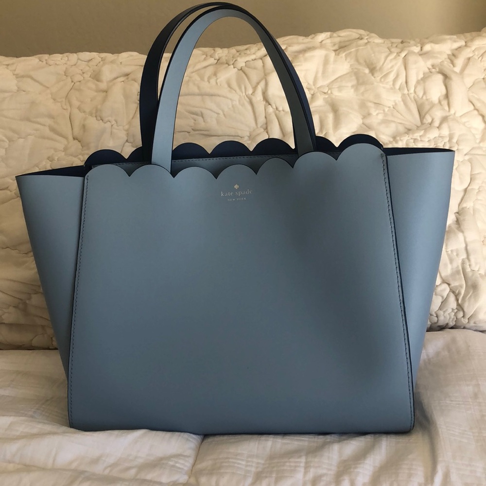 kate spade blue purse-